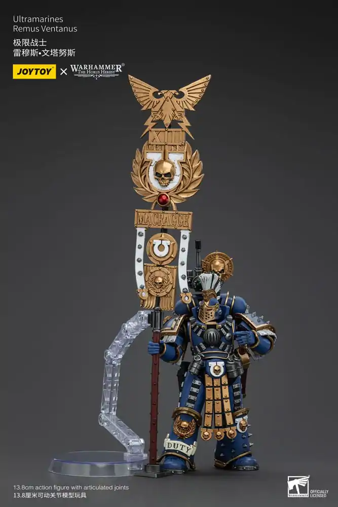 Warhammer The Horus Heresy Figurka Akcji 1/18 Ultramarines Remus Ventanus 14 cm zdjęcie produktu