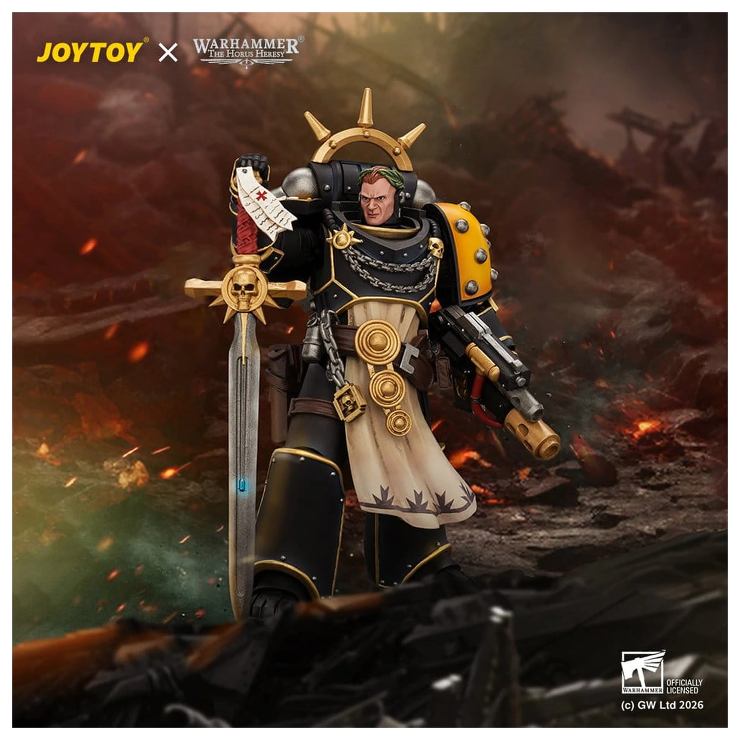 Warhammer The Horus Heresy figurka Champion Consul Imperial Fists 12 cm zdjęcie produktu
