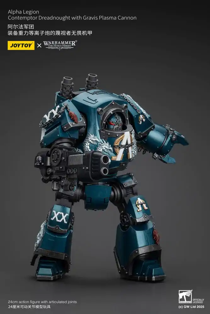 Warhammer The Horus Heresy Figurka Akcji Alpha Legion Contemptor Dreadnought z Gravis Plasma Cannon 25 cm zdjęcie produktu