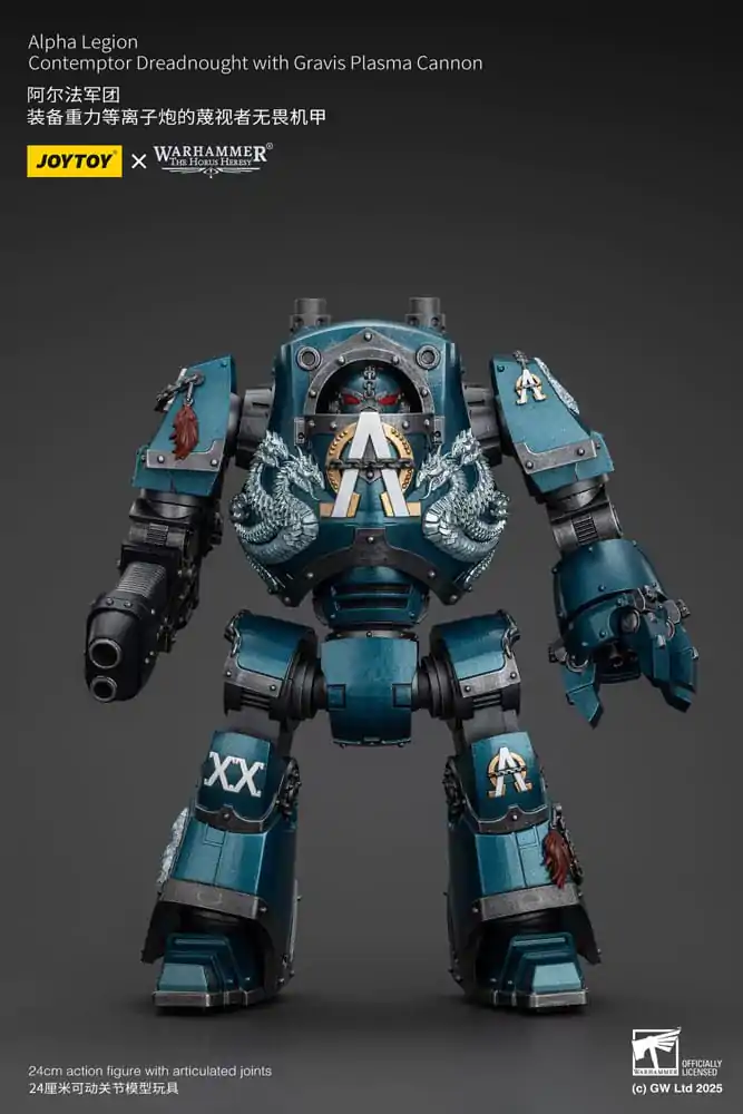 Warhammer The Horus Heresy Figurka Akcji Alpha Legion Contemptor Dreadnought z Gravis Plasma Cannon 25 cm zdjęcie produktu