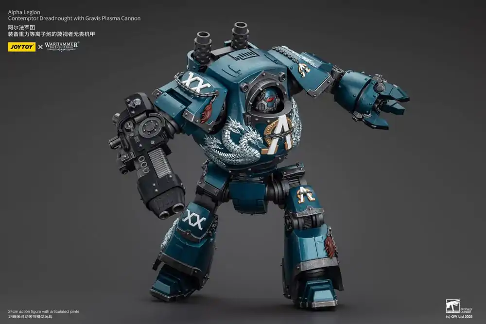 Warhammer The Horus Heresy Figurka Akcji Alpha Legion Contemptor Dreadnought z Gravis Plasma Cannon 25 cm zdjęcie produktu