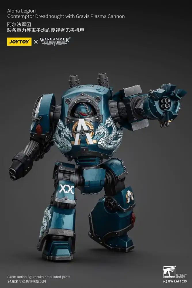 Warhammer The Horus Heresy Figurka Akcji Alpha Legion Contemptor Dreadnought z Gravis Plasma Cannon 25 cm zdjęcie produktu