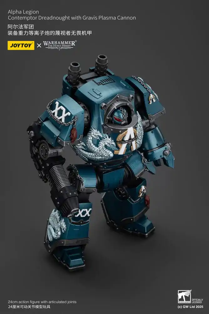 Warhammer The Horus Heresy Figurka Akcji Alpha Legion Contemptor Dreadnought z Gravis Plasma Cannon 25 cm zdjęcie produktu