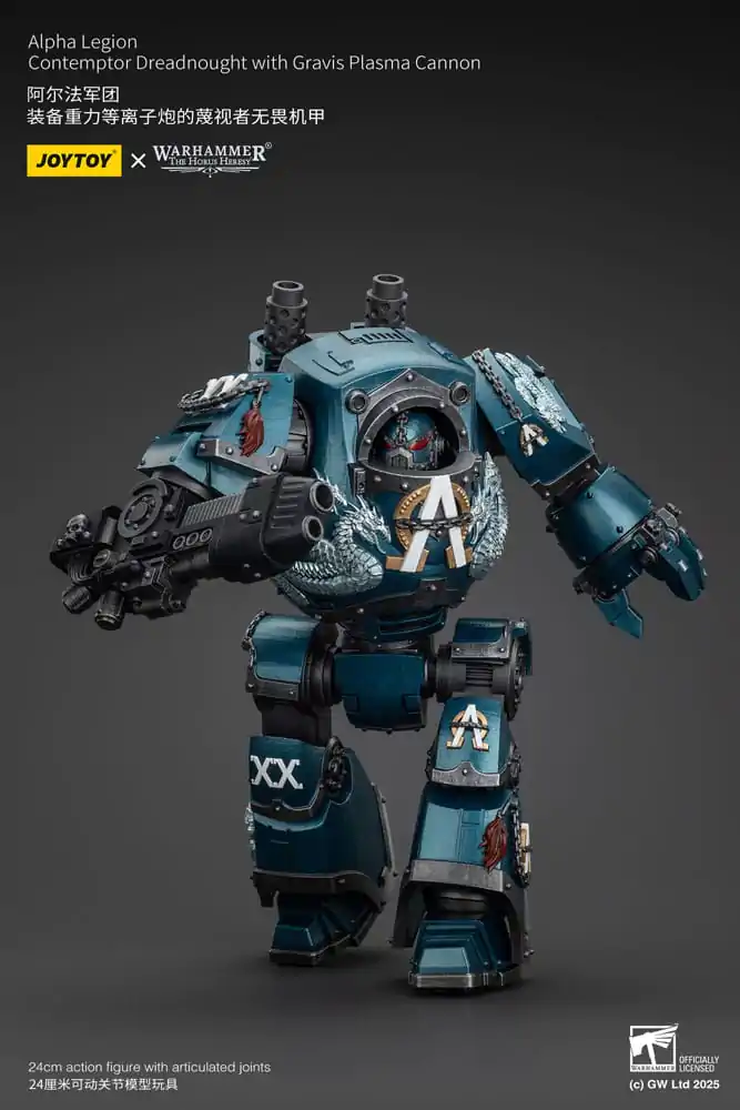 Warhammer The Horus Heresy Figurka Akcji Alpha Legion Contemptor Dreadnought z Gravis Plasma Cannon 25 cm zdjęcie produktu