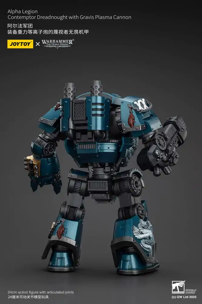 Warhammer The Horus Heresy Figurka Akcji Alpha Legion Contemptor Dreadnought z Gravis Plasma Cannon 25 cm zdjęcie produktu