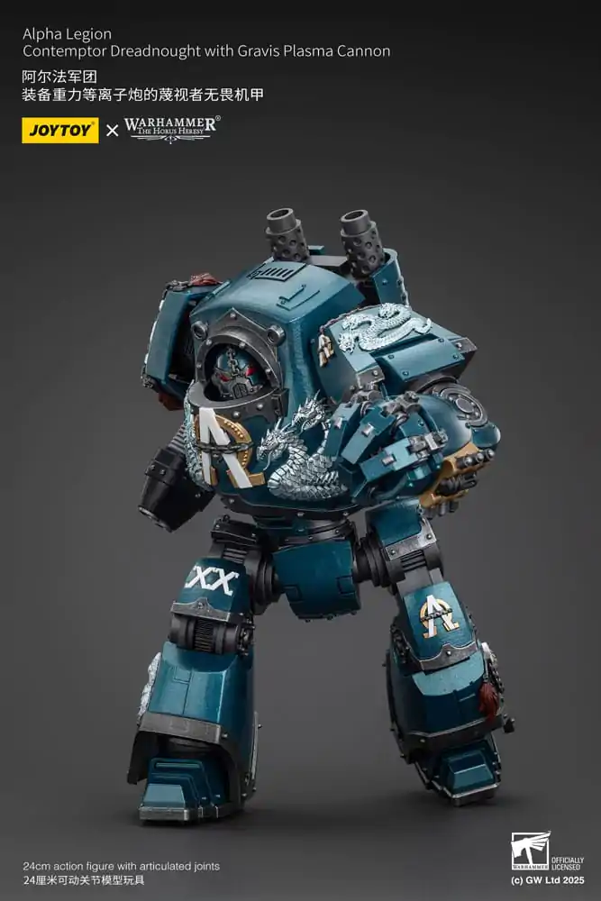 Warhammer The Horus Heresy Figurka Akcji Alpha Legion Contemptor Dreadnought z Gravis Plasma Cannon 25 cm zdjęcie produktu