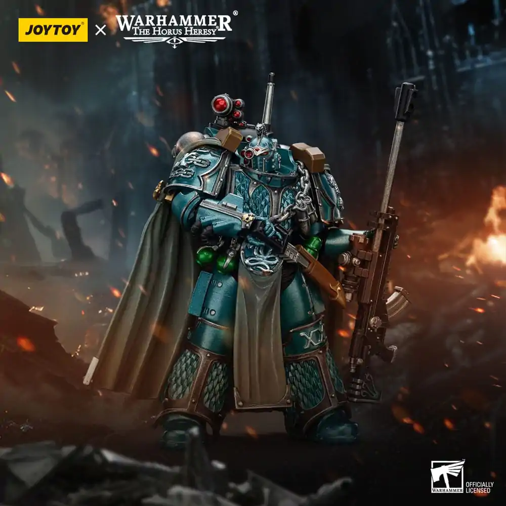 Warhammer The Horus Heresy Figurka akcji Alpha Legion Exodus The One who is Many With Sniper Rifle And Power Dagger 12 cm zdjęcie produktu