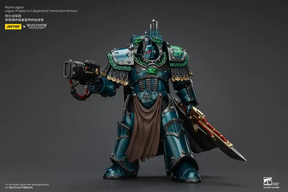 Warhammer The Horus Heresy Figurka Akcji Alpha Legion Legion Praetor in Cataphractii Terminator Armour 14 cm zdjęcie produktu