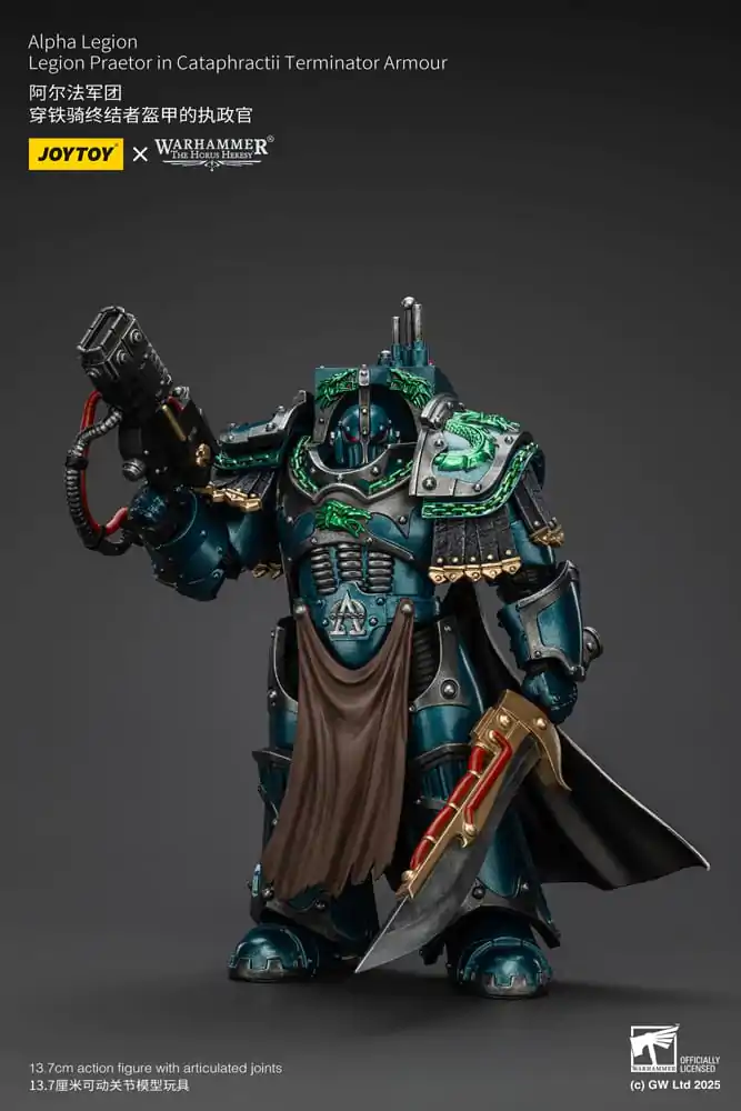 Warhammer The Horus Heresy Figurka Akcji Alpha Legion Legion Praetor in Cataphractii Terminator Armour 14 cm zdjęcie produktu