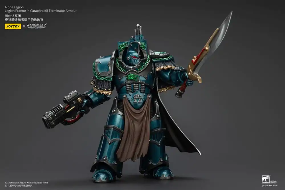 Warhammer The Horus Heresy Figurka Akcji Alpha Legion Legion Praetor in Cataphractii Terminator Armour 14 cm zdjęcie produktu