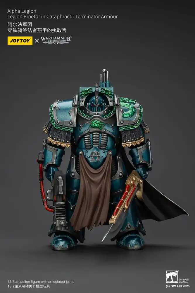 Warhammer The Horus Heresy Figurka Akcji Alpha Legion Legion Praetor in Cataphractii Terminator Armour 14 cm zdjęcie produktu