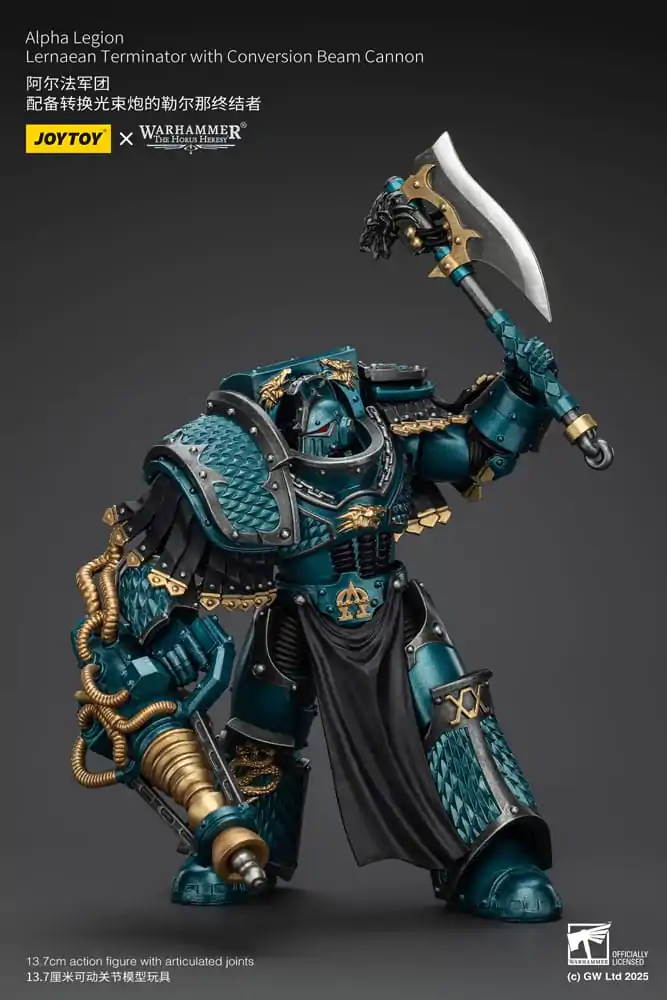 Warhammer The Horus Heresy figurka akcji Alpha Legion Lernaean Terminator with Conversion Beam Cannon 14 cm zdjęcie produktu