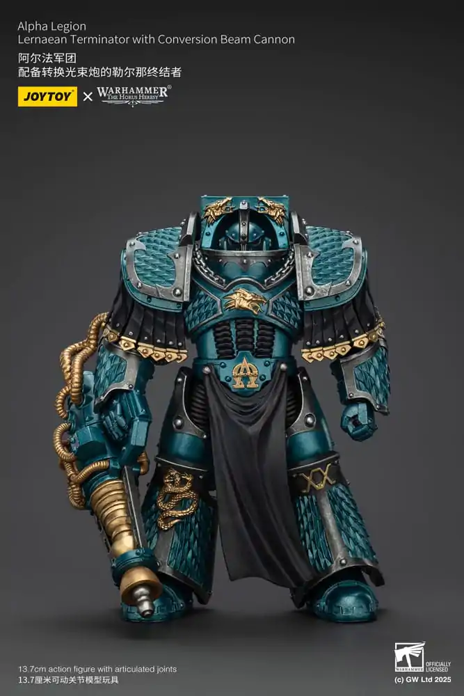 Warhammer The Horus Heresy figurka akcji Alpha Legion Lernaean Terminator with Conversion Beam Cannon 14 cm zdjęcie produktu