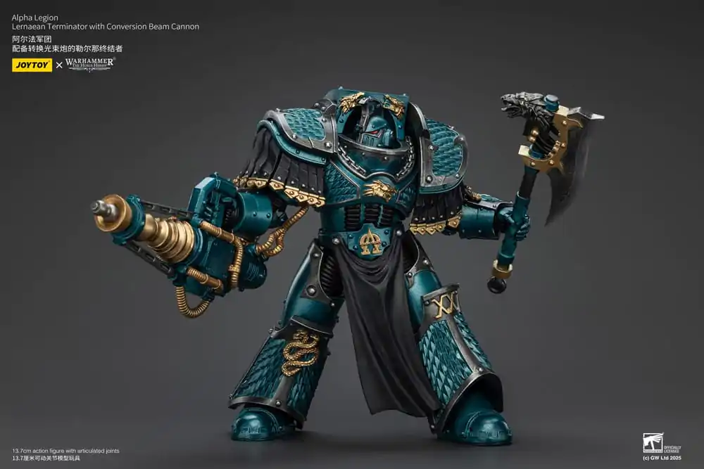 Warhammer The Horus Heresy figurka akcji Alpha Legion Lernaean Terminator with Conversion Beam Cannon 14 cm zdjęcie produktu