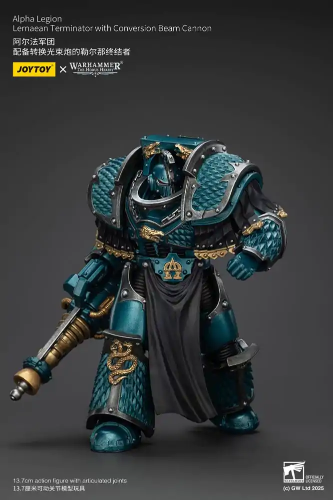 Warhammer The Horus Heresy figurka akcji Alpha Legion Lernaean Terminator with Conversion Beam Cannon 14 cm zdjęcie produktu