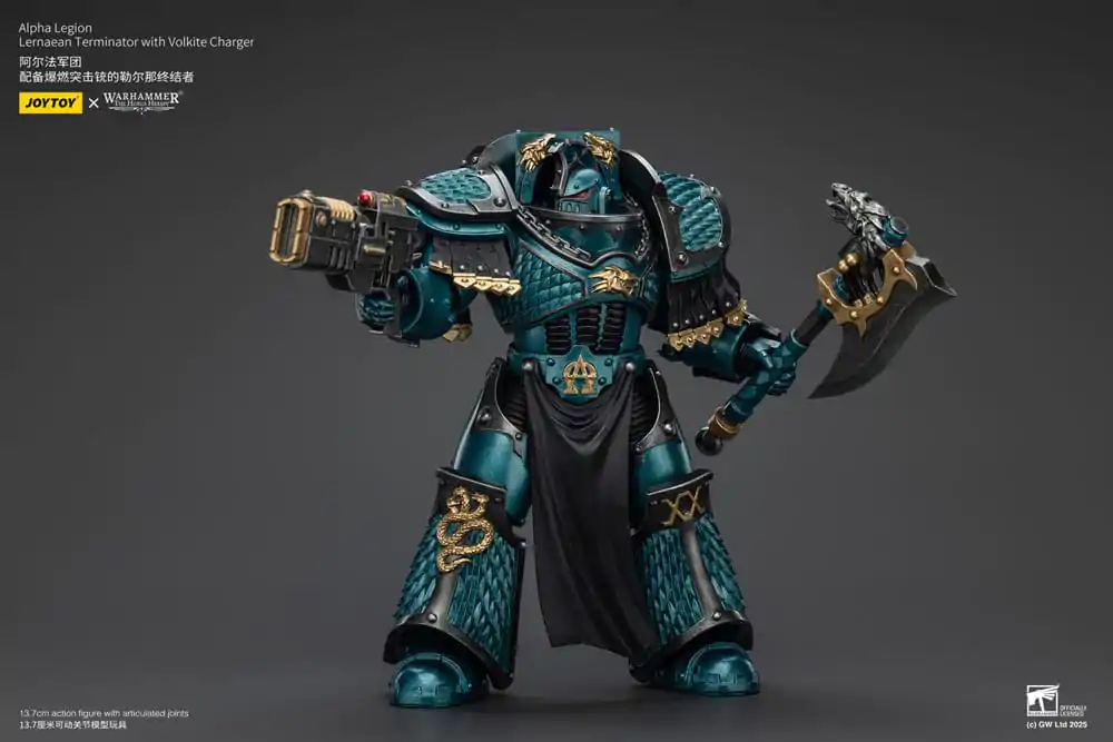 Warhammer The Horus Heresy Figurka Akcji Alpha Legion Lernaean Terminator z Volkite Charger 20 cm zdjęcie produktu