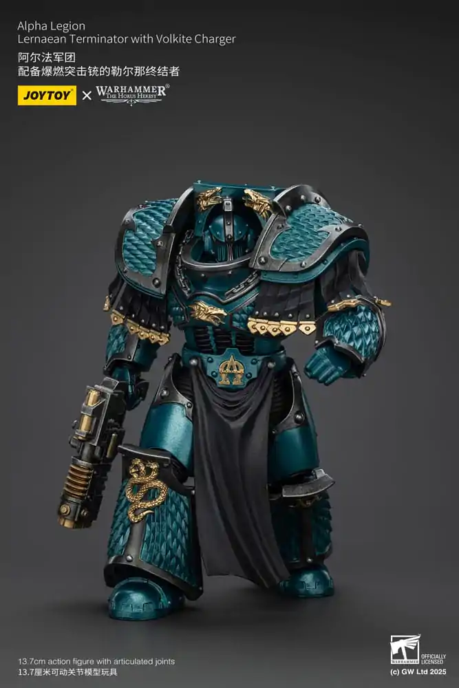Warhammer The Horus Heresy Figurka Akcji Alpha Legion Lernaean Terminator z Volkite Charger 20 cm zdjęcie produktu