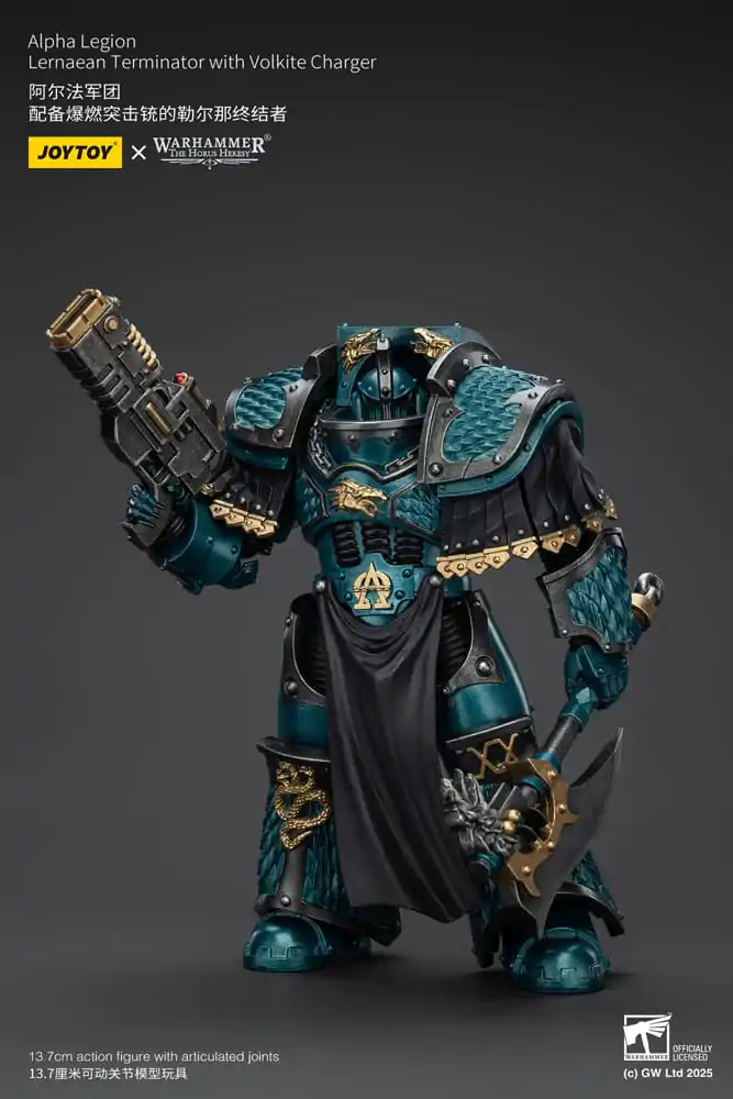 Warhammer The Horus Heresy Figurka Akcji Alpha Legion Lernaean Terminator z Volkite Charger 20 cm zdjęcie produktu