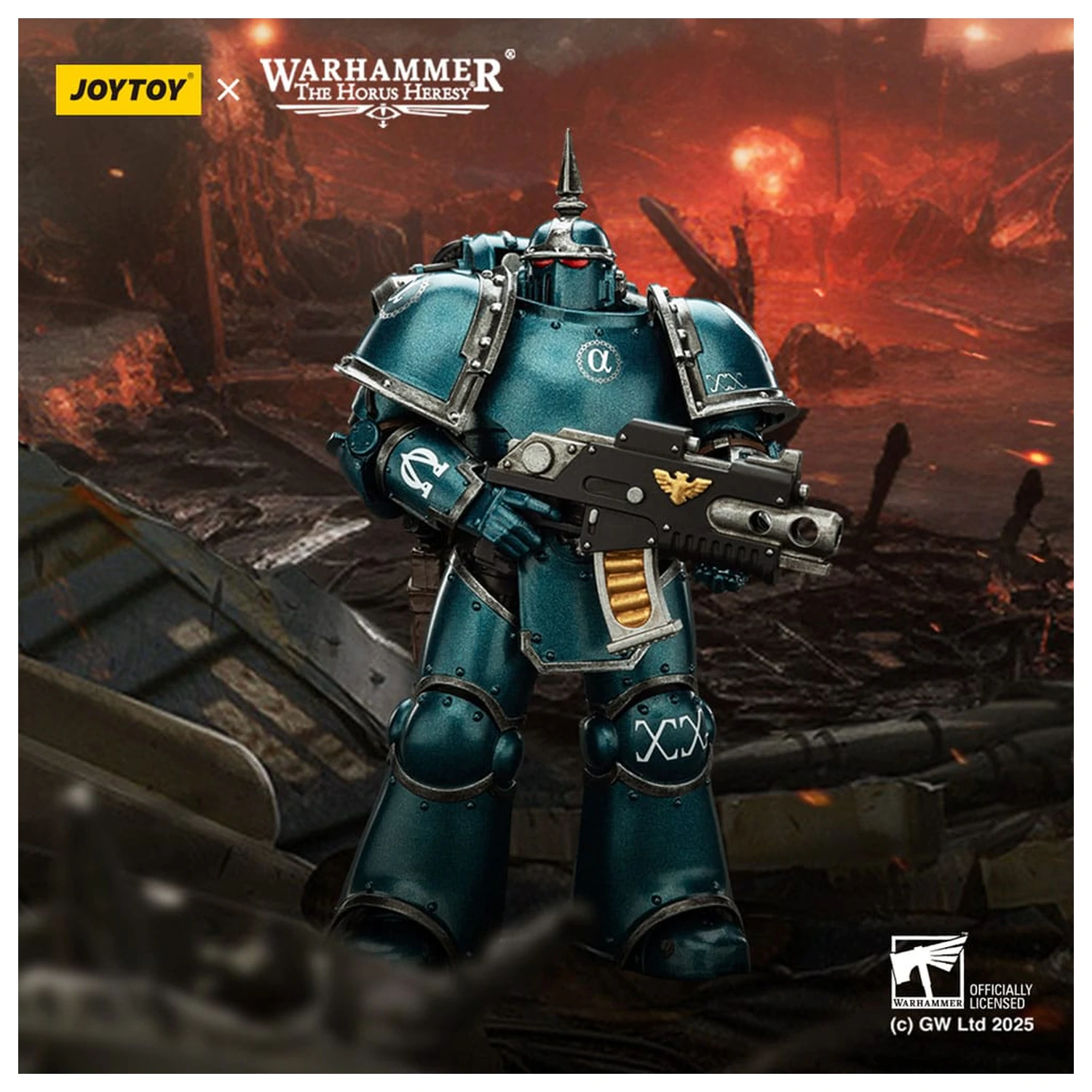Warhammer The Horus Heresy figurka akcji Alpha Legion MK lll Tactical Legionary 12 cm zdjęcie produktu