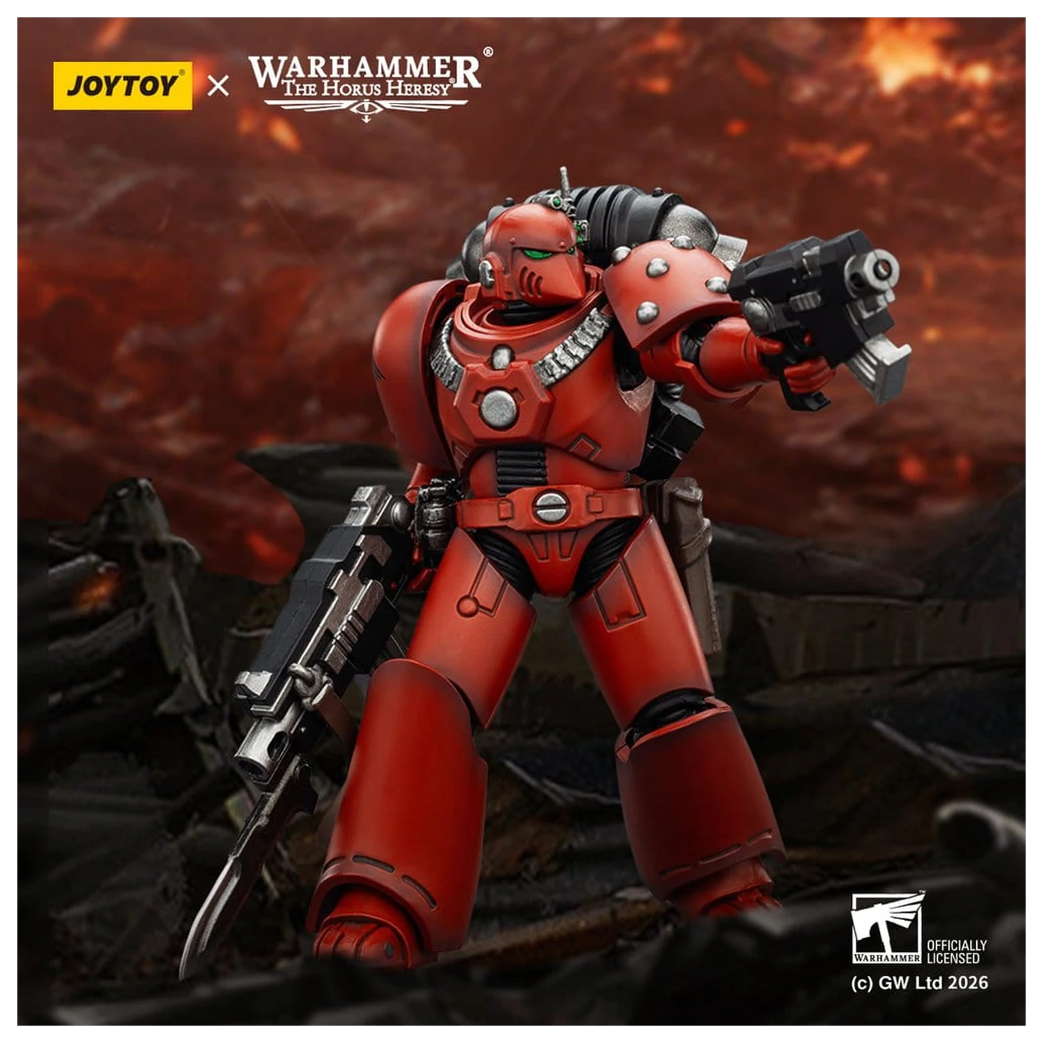 Warhammer The Horus Heresy figurka akcji Blood Angels MKVI Tactical Legionary 12 cm zdjęcie produktu