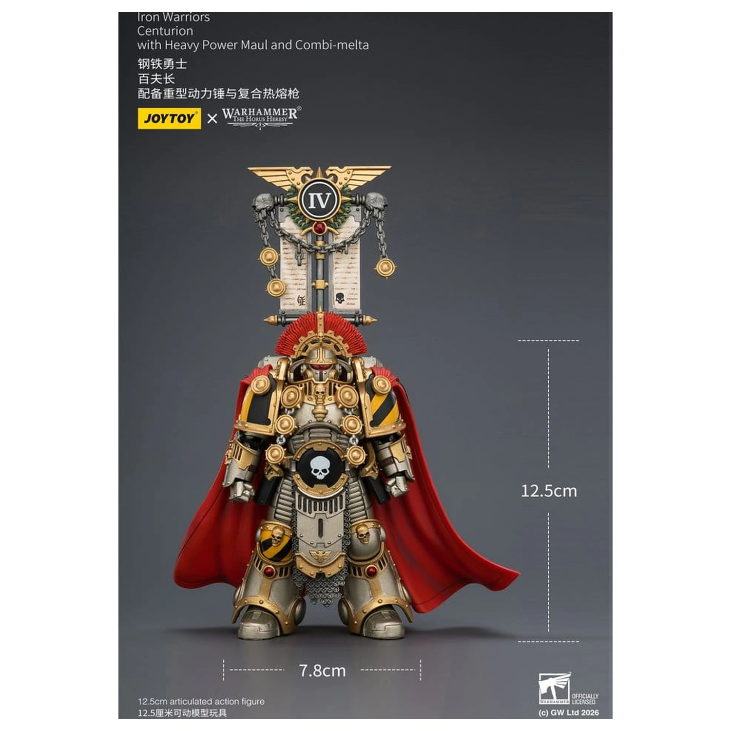 Warhammer The Horus Heresy figurka akcji Iron Warriors Centurion 13 cm zdjęcie produktu