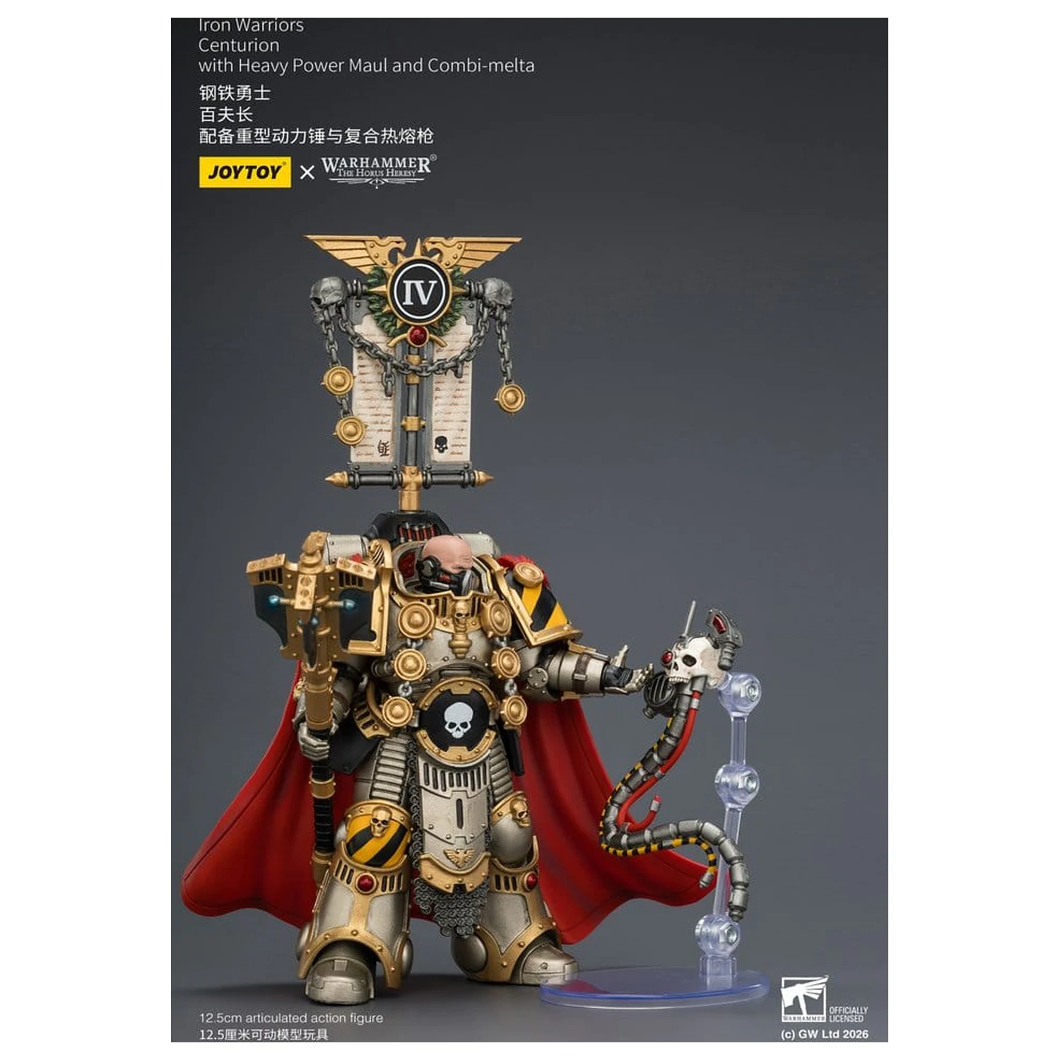 Warhammer The Horus Heresy figurka akcji Iron Warriors Centurion 13 cm zdjęcie produktu