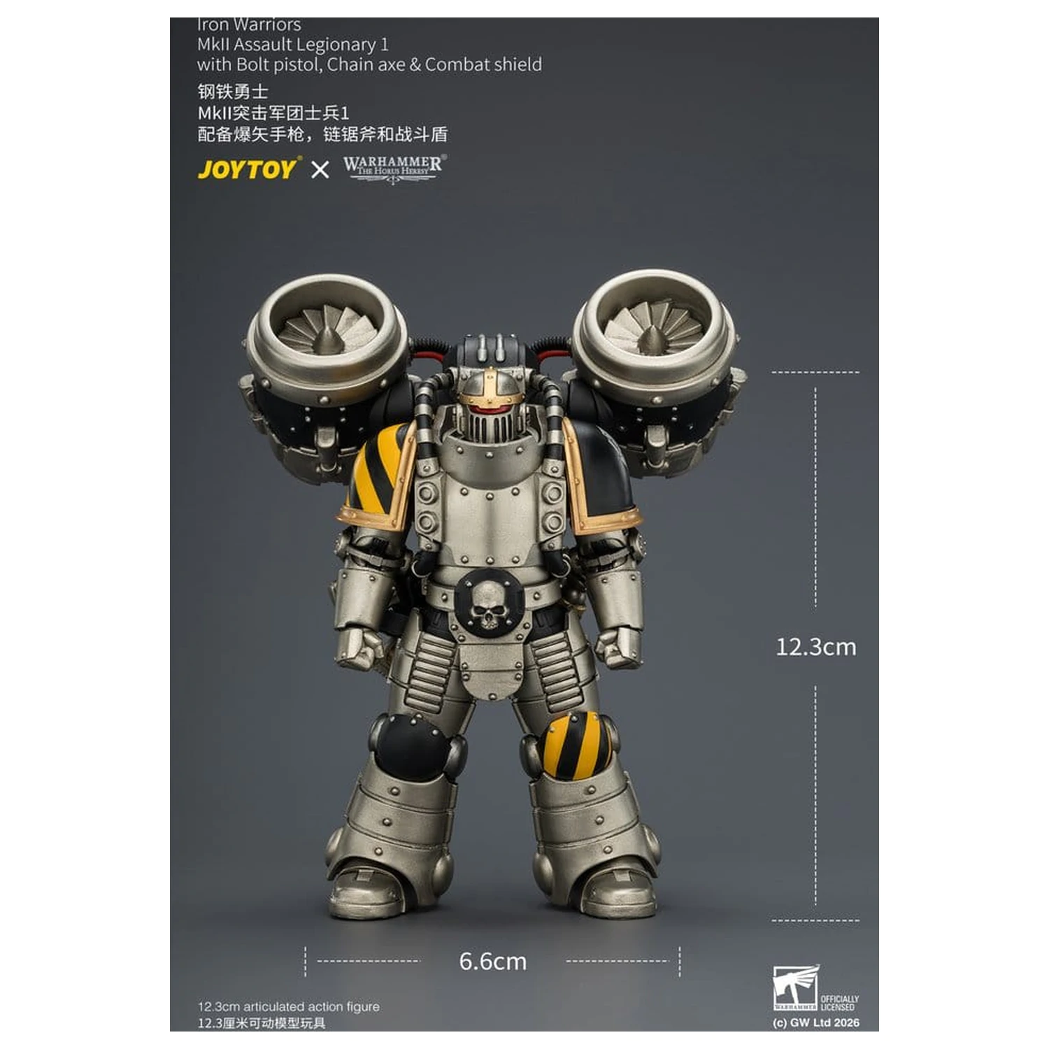 Warhammer The Horus Heresy figurka Iron Warriors MkII Assault Legionary 1 12 cm zdjęcie produktu