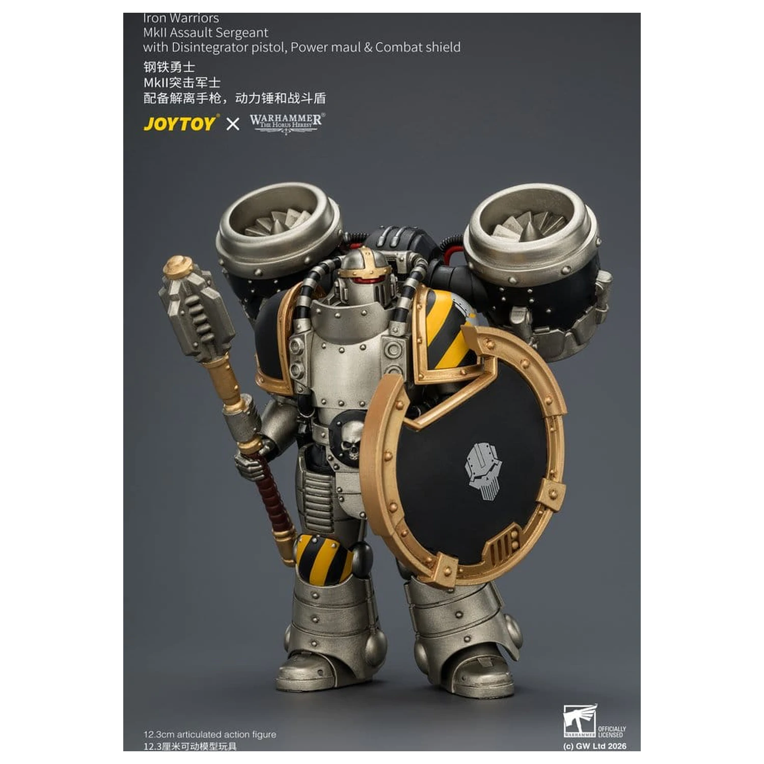 Warhammer The Horus Heresy figurka akcji Iron Warriors MkII Assault Sergeant 12 cm zdjęcie produktu