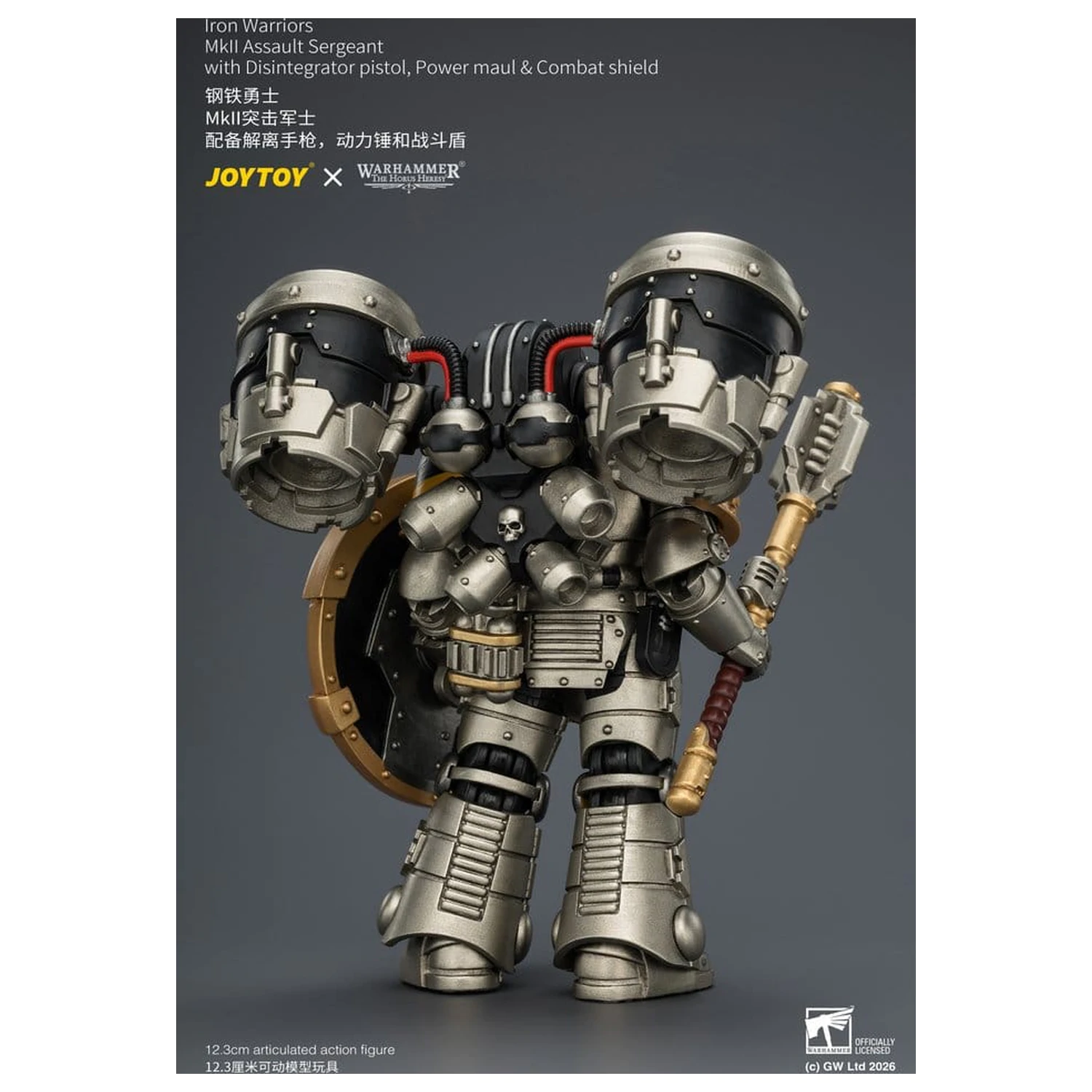 Warhammer The Horus Heresy figurka akcji Iron Warriors MkII Assault Sergeant 12 cm zdjęcie produktu