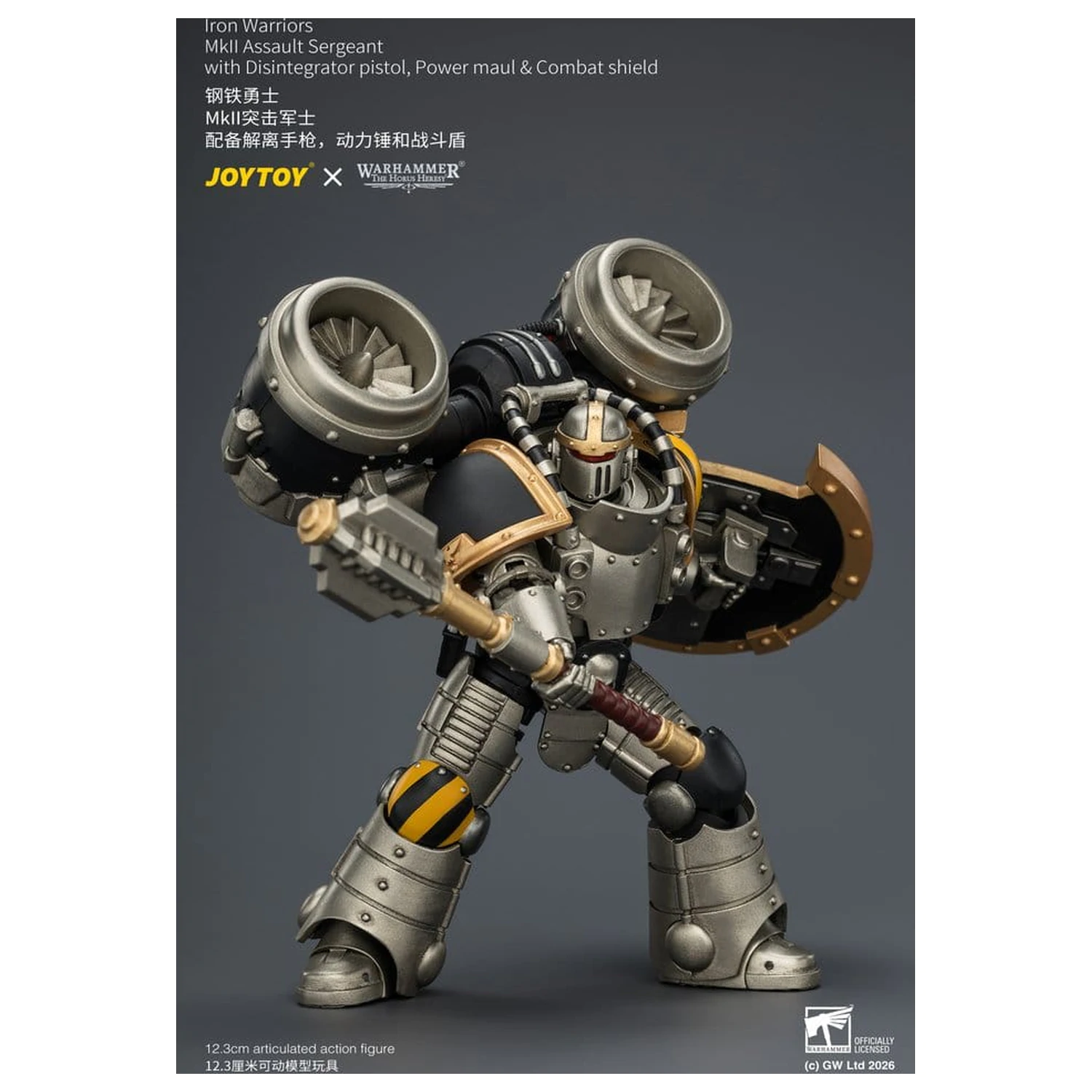 Warhammer The Horus Heresy figurka akcji Iron Warriors MkII Assault Sergeant 12 cm zdjęcie produktu
