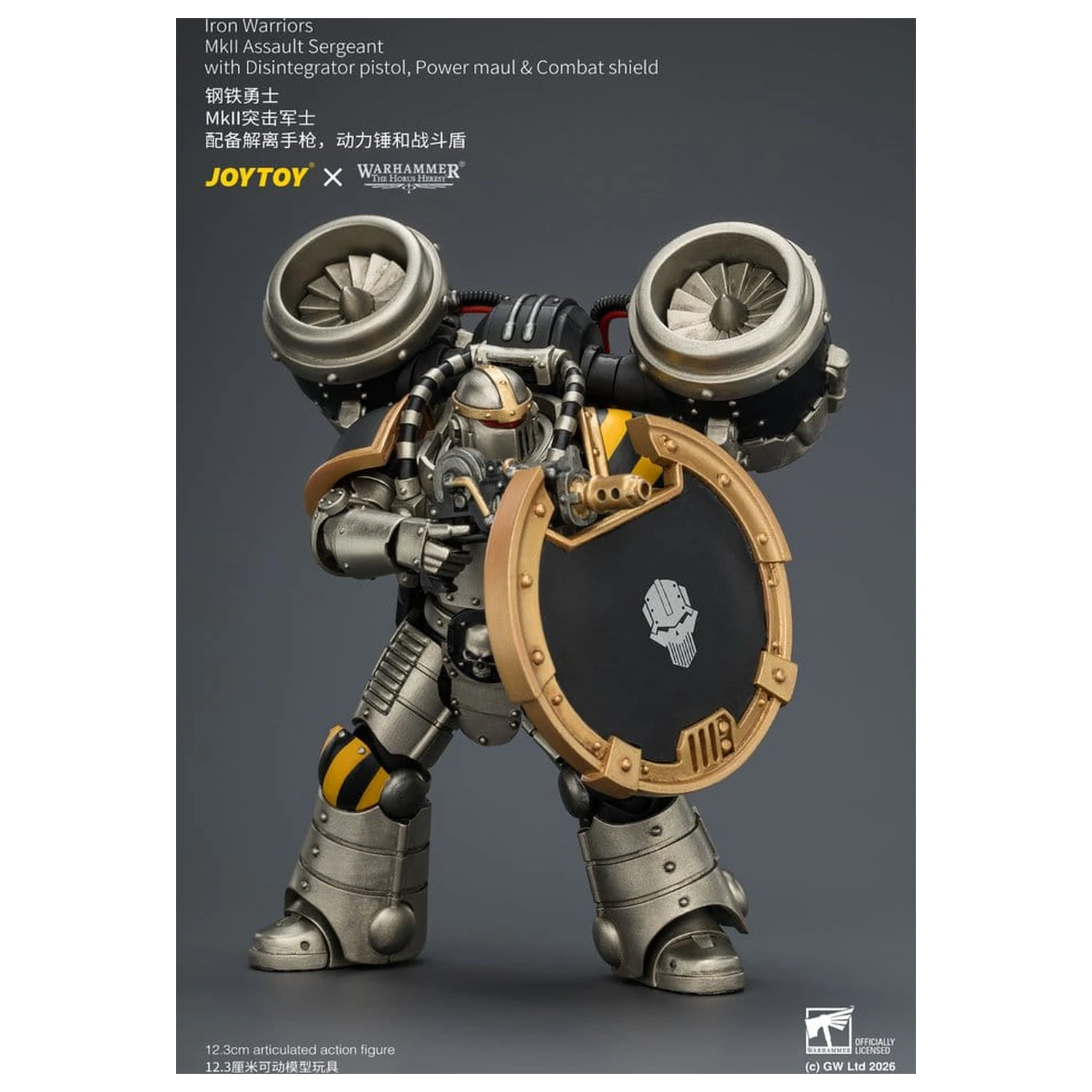 Warhammer The Horus Heresy figurka akcji Iron Warriors MkII Assault Sergeant 12 cm zdjęcie produktu