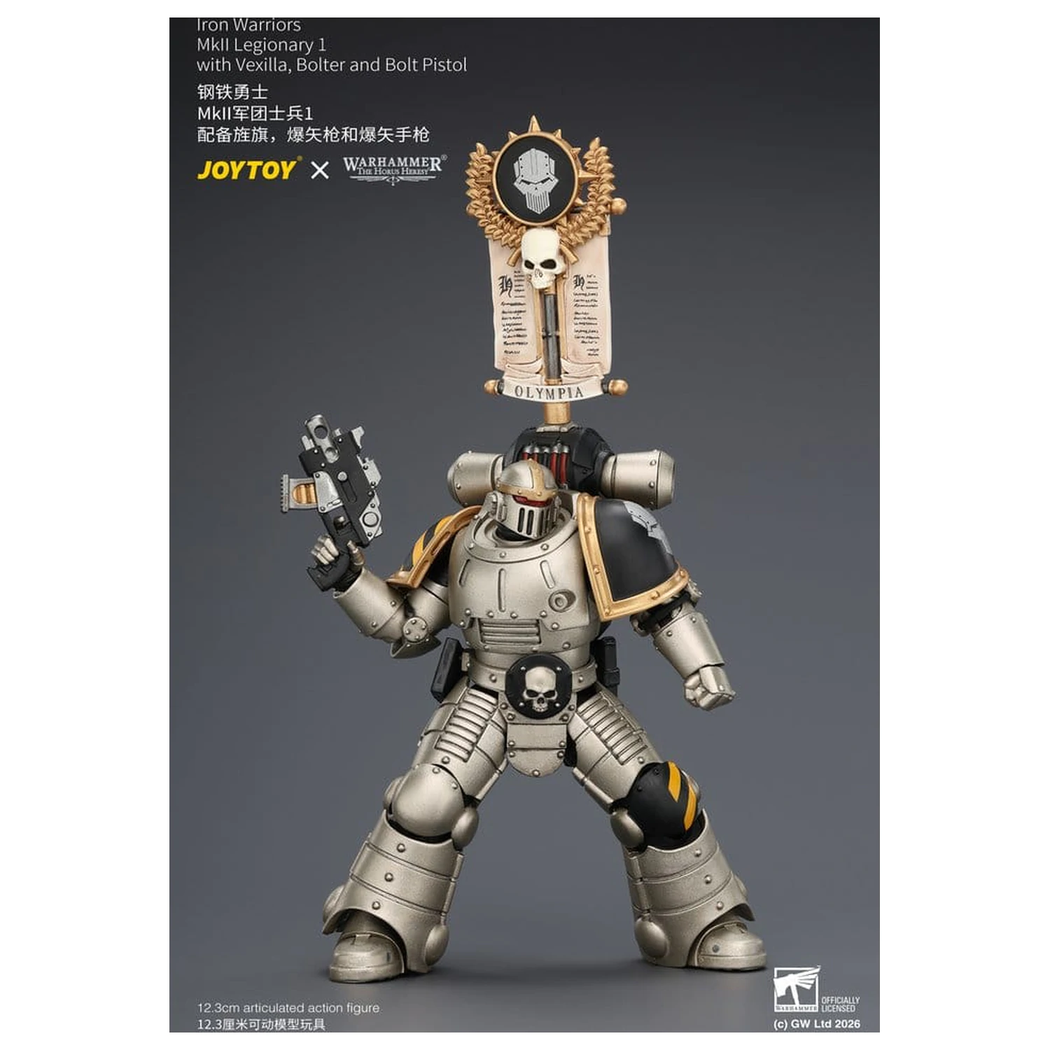 Warhammer The Horus Heresy figurka akcji Iron Warriors MkII Legionary 1:12, cm zdjęcie produktu