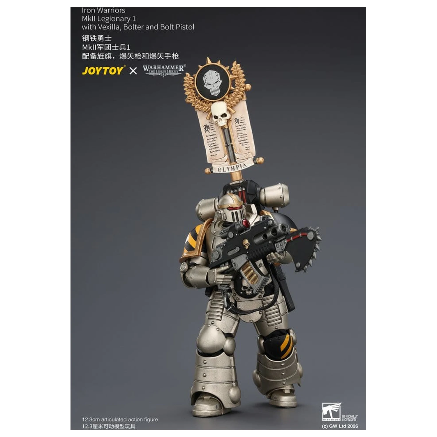 Warhammer The Horus Heresy figurka akcji Iron Warriors MkII Legionary 1:12, cm zdjęcie produktu