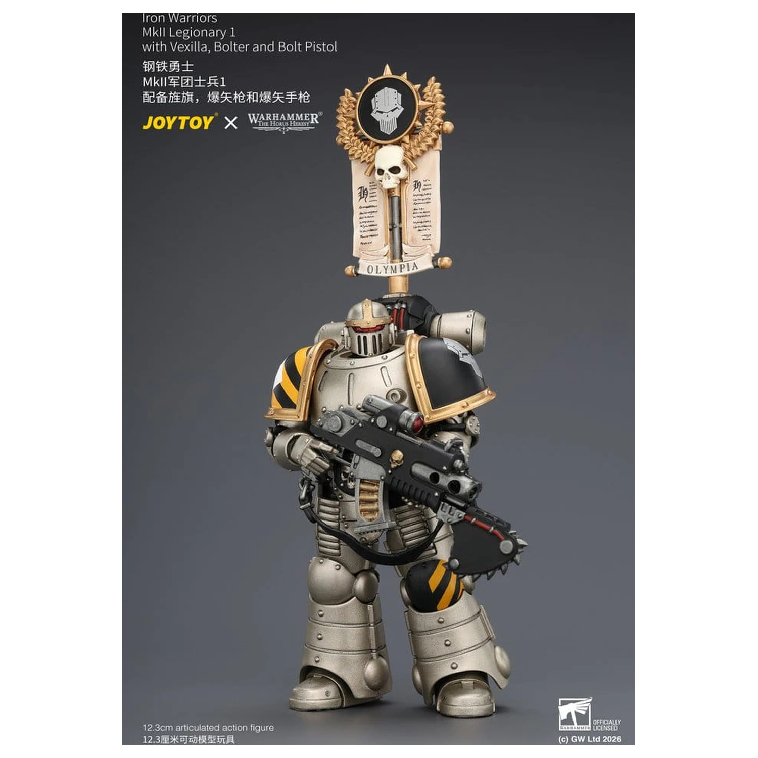 Warhammer The Horus Heresy figurka akcji Iron Warriors MkII Legionary 1:12, cm zdjęcie produktu
