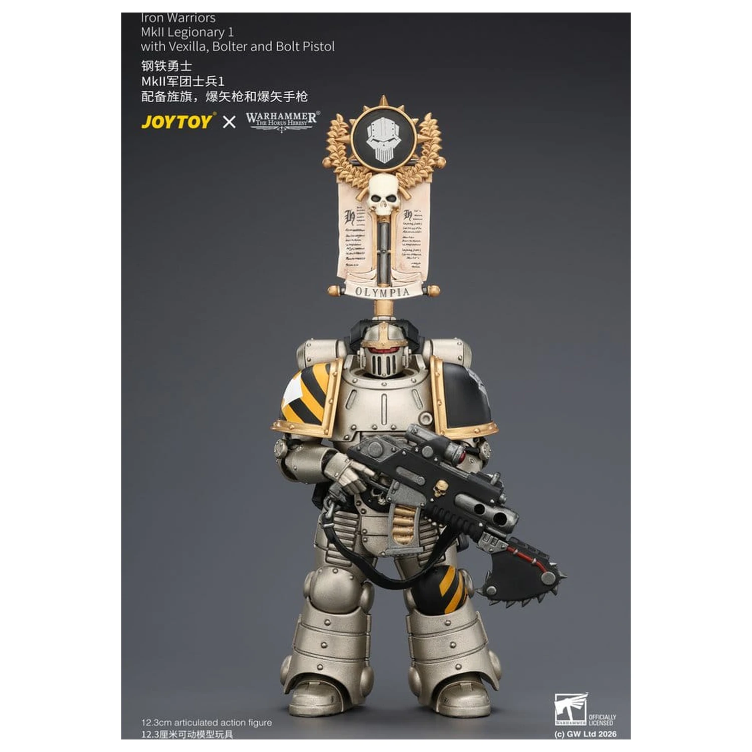 Warhammer The Horus Heresy figurka akcji Iron Warriors MkII Legionary 1:12, cm zdjęcie produktu