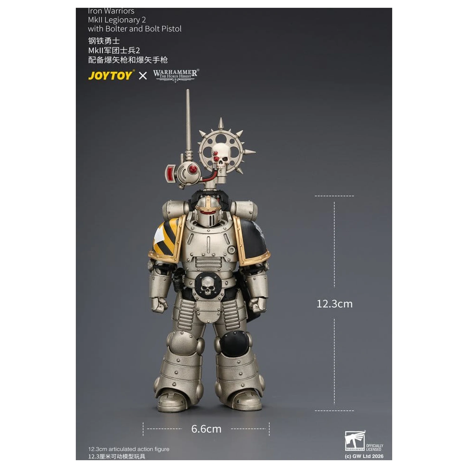 Warhammer The Horus Heresy figurka akcji Iron Warriors MkII Legionary 2 12 cm zdjęcie produktu