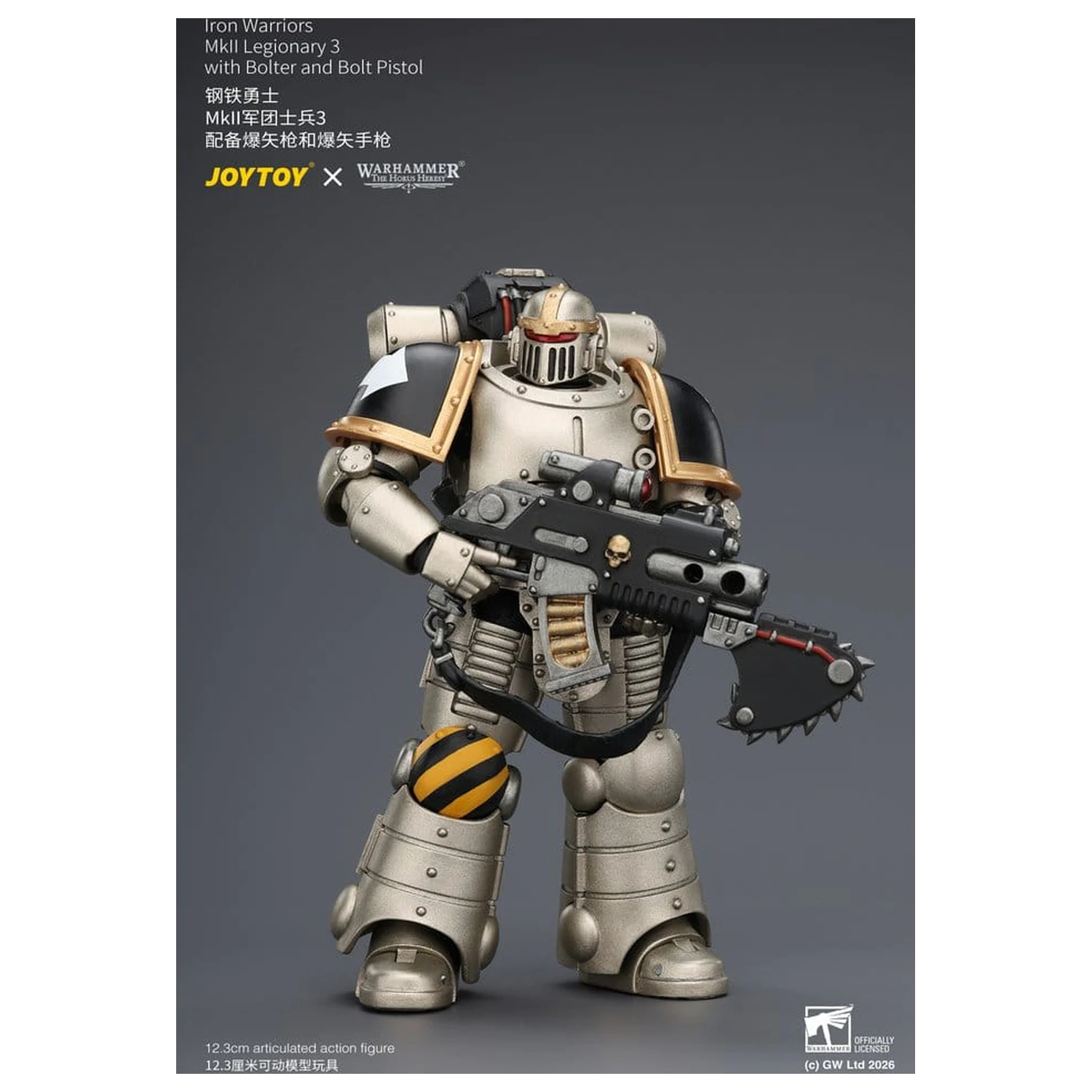Warhammer The Horus Heresy figurka akcji Iron Warriors MkII Legionary 3 12 cm zdjęcie produktu