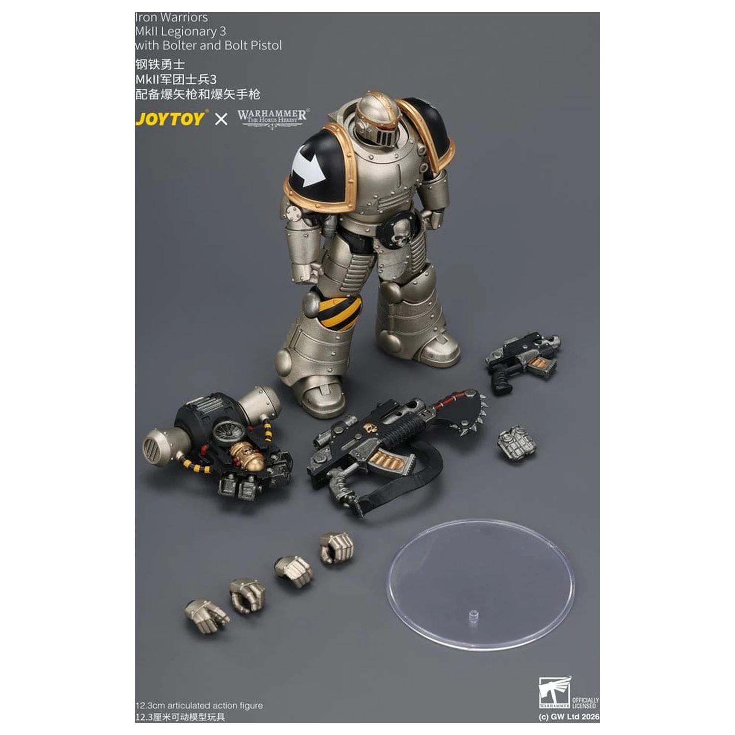 Warhammer The Horus Heresy figurka akcji Iron Warriors MkII Legionary 3 12 cm zdjęcie produktu