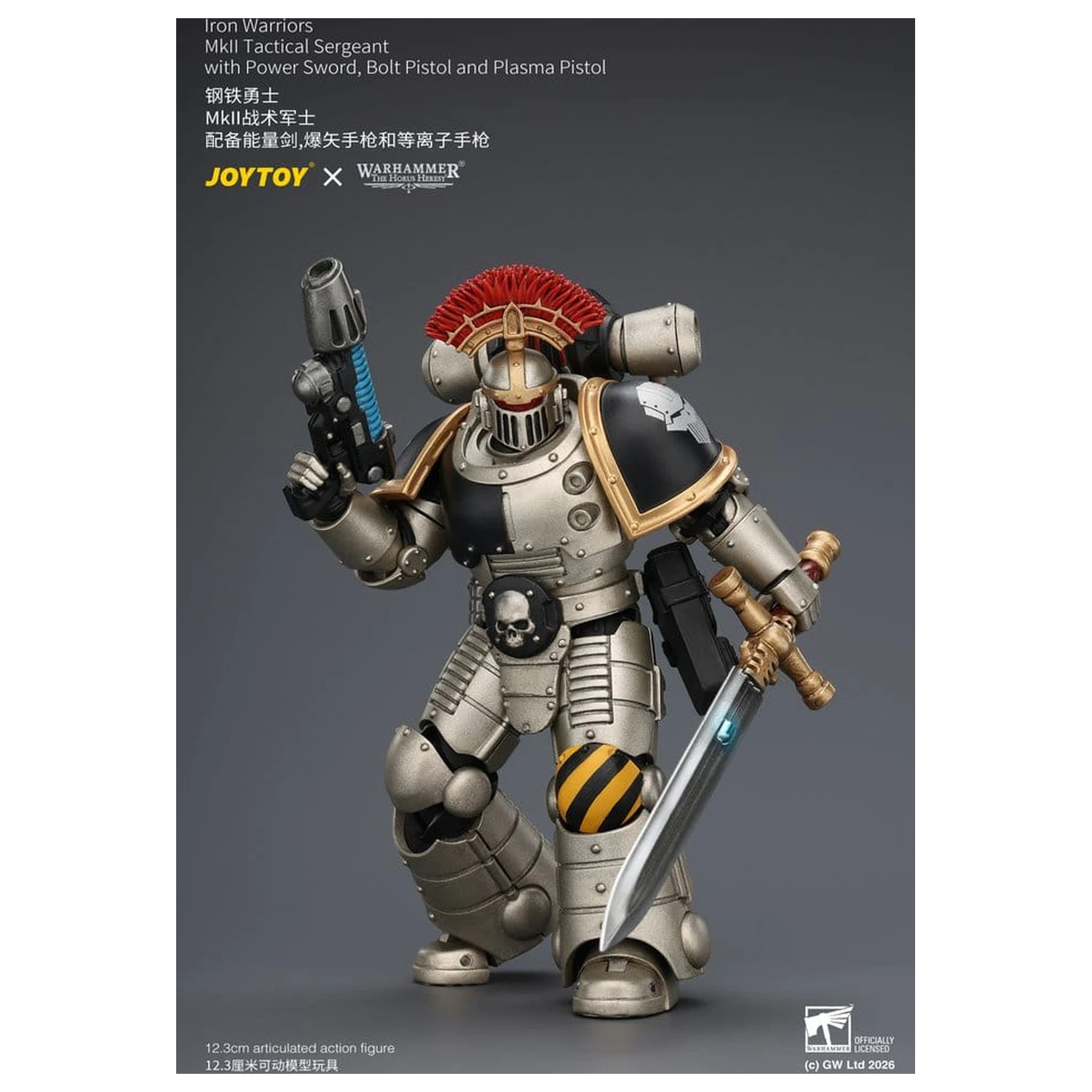 Warhammer The Horus Heresy figurka akcji Iron Warriors MkII Tactical Sergeant 12 cm zdjęcie produktu
