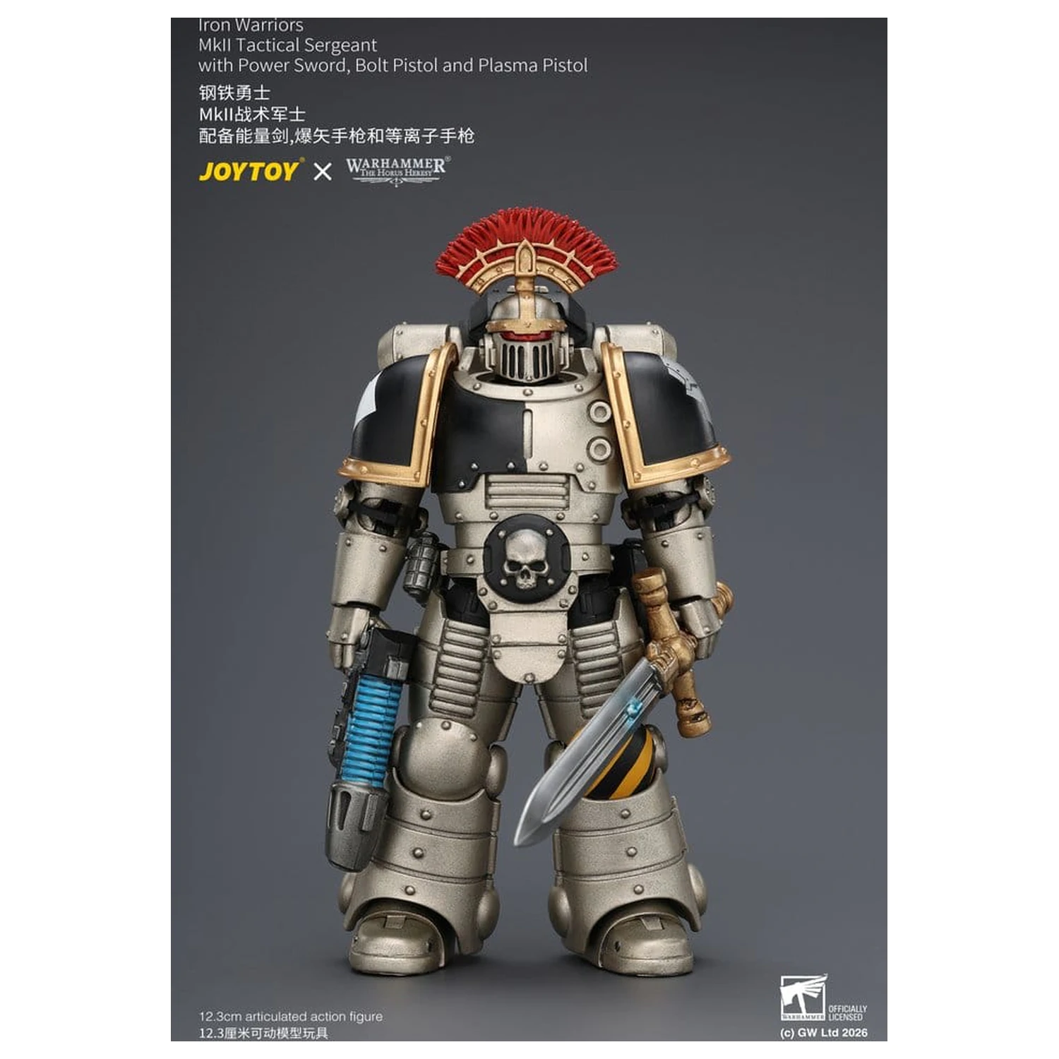 Warhammer The Horus Heresy figurka akcji Iron Warriors MkII Tactical Sergeant 12 cm zdjęcie produktu