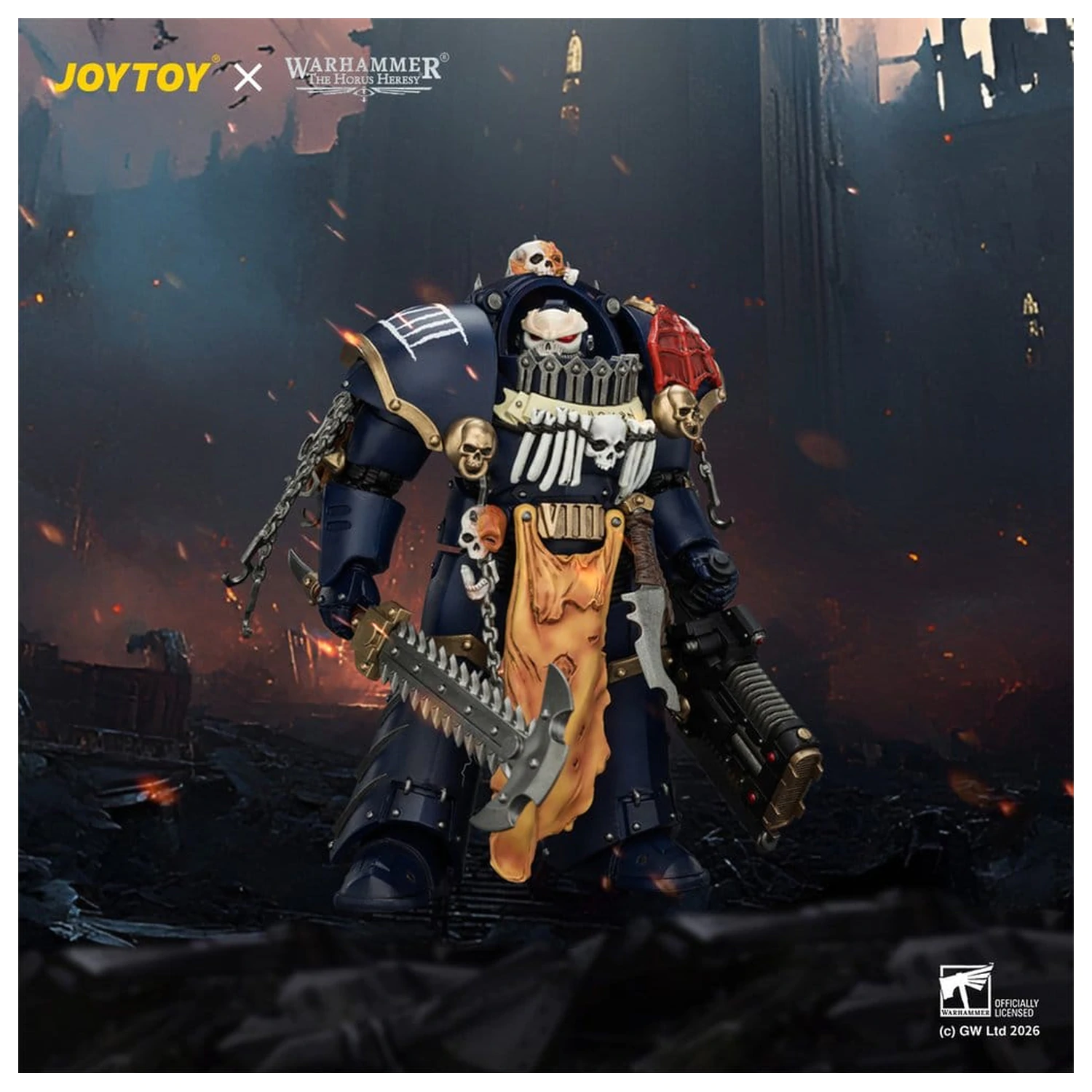 Warhammer The Horus Heresy figurka akcji Night Lords Contekar Terminator 1 14 cm zdjęcie produktu