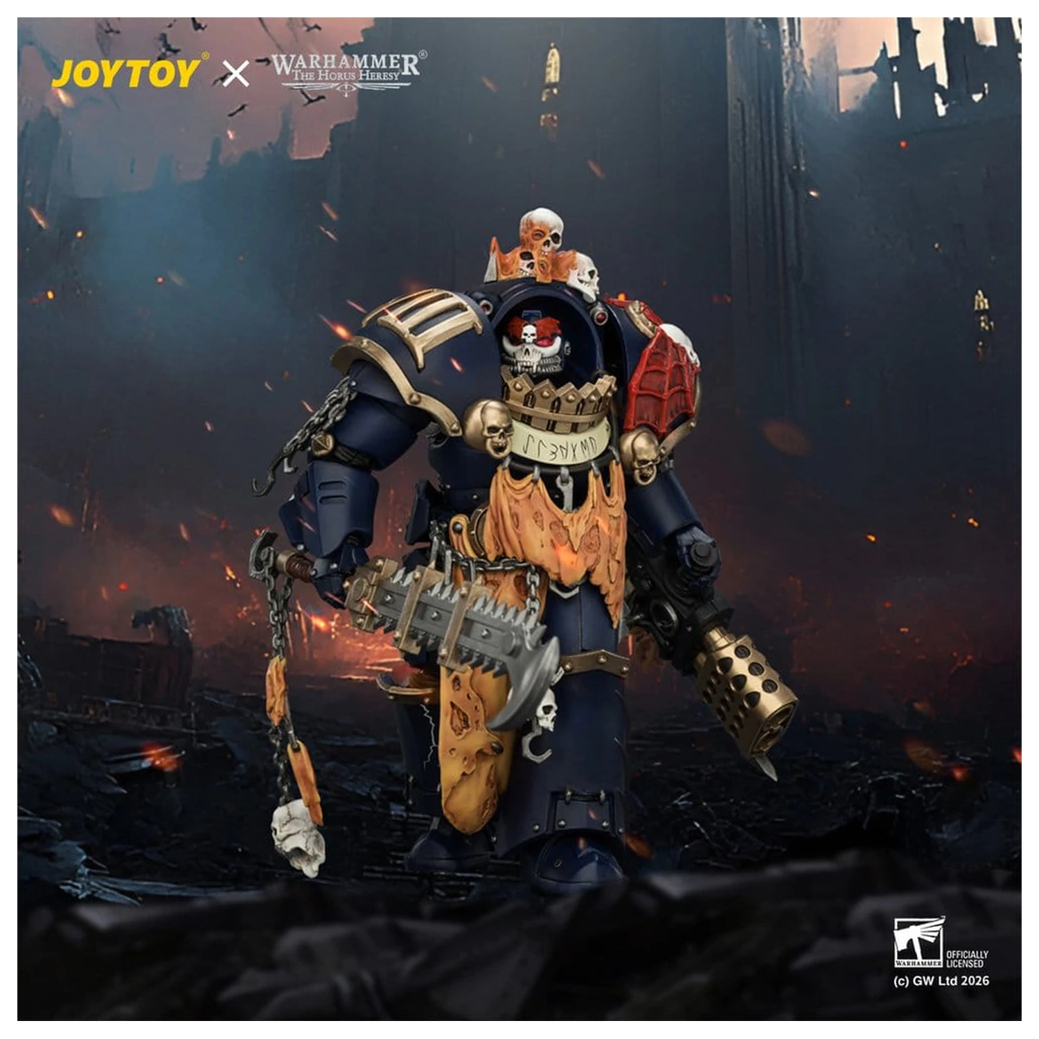 Warhammer The Horus Heresy figurka akcji Night Lords Contekar Terminator Dissident 14 cm zdjęcie produktu