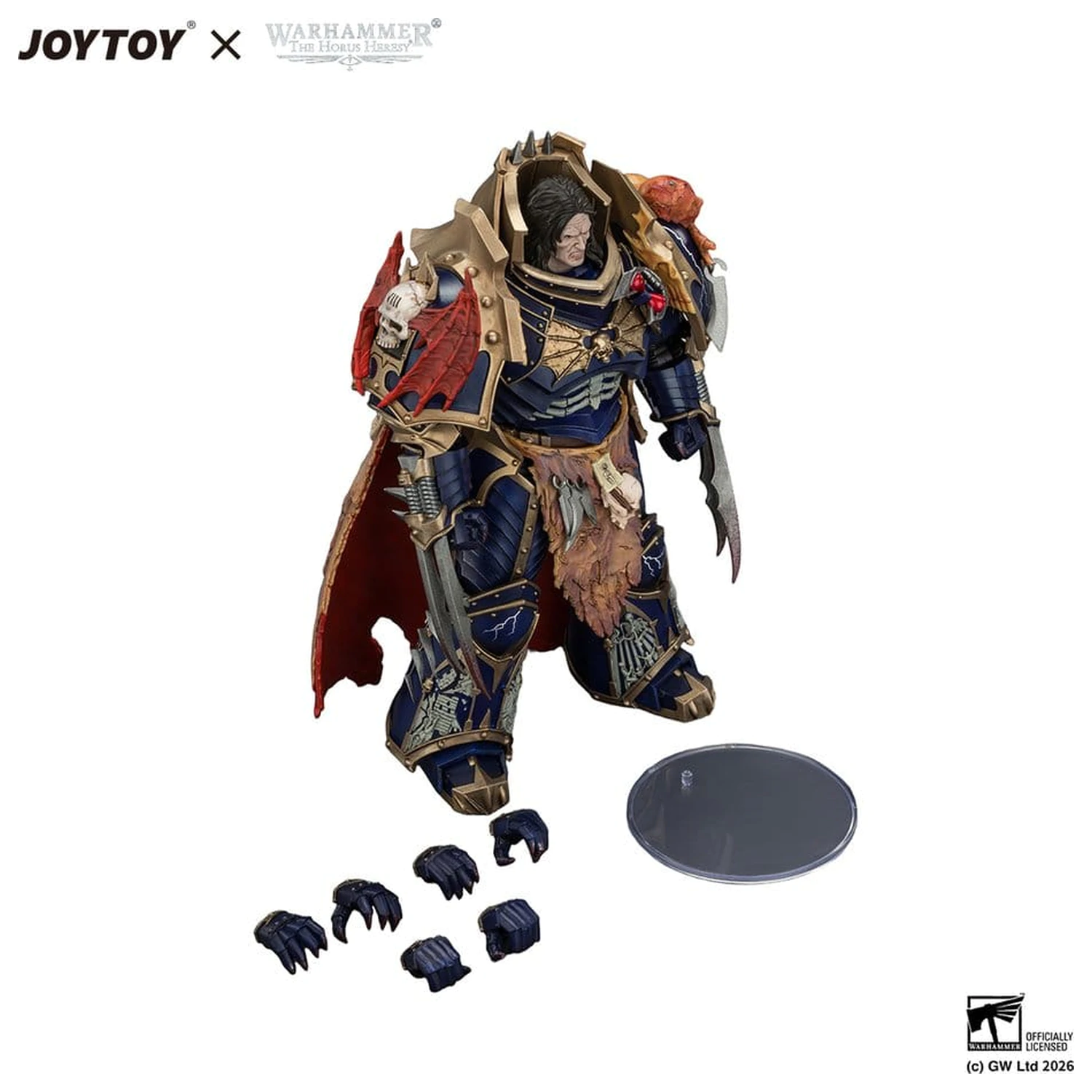 Warhammer The Horus Heresy Action Figure Night Lords Konrad Curze Primarch of the Night Lords Legion 19 cm zdjęcie produktu