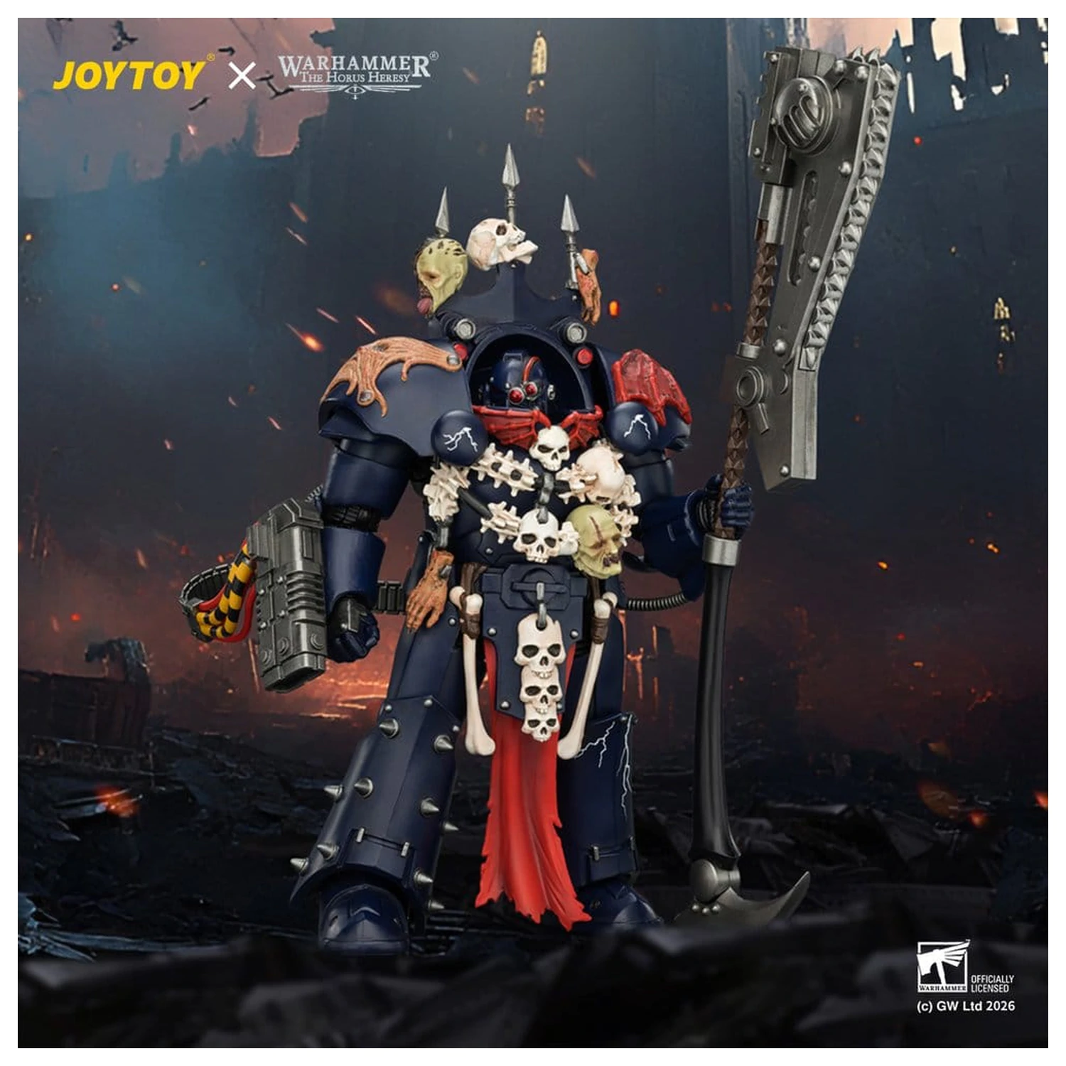 Warhammer The Horus Heresy figurka akcji Night Lords Legion Praetor w zbroi Tartaros Terminator 14 cm zdjęcie produktu