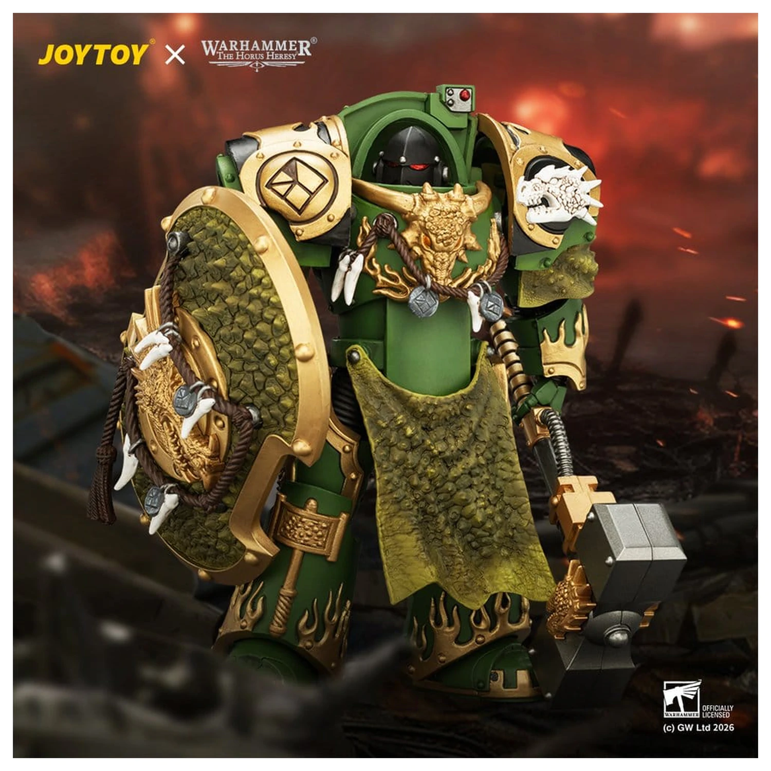 Warhammer The Horus Heresy figurka akcji Salamanders Firedrake Terminator 2 14 cm zdjęcie produktu