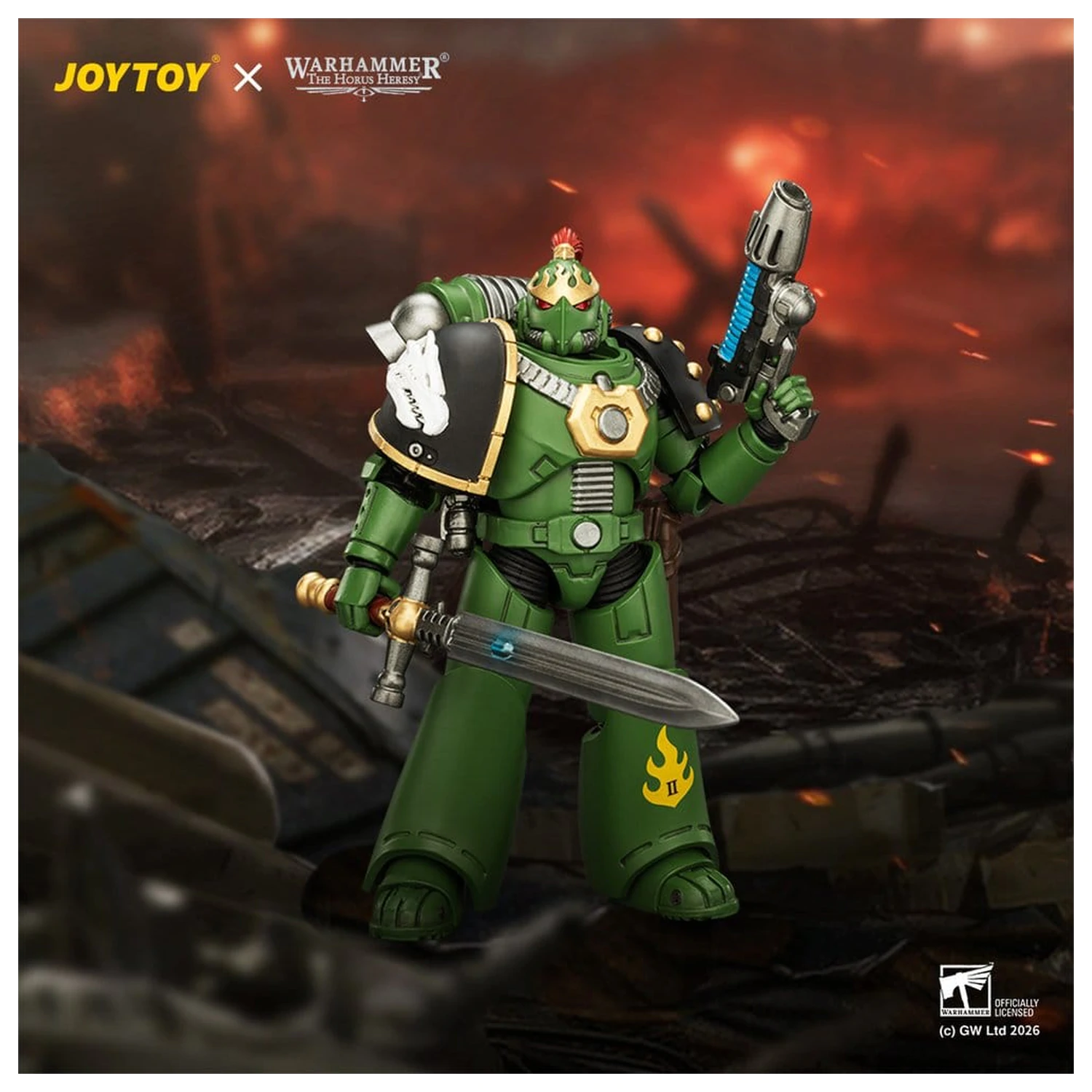 Warhammer The Horus Heresy figurka akcji Salamanders MKVI Tactical Legionary 12 cm zdjęcie produktu