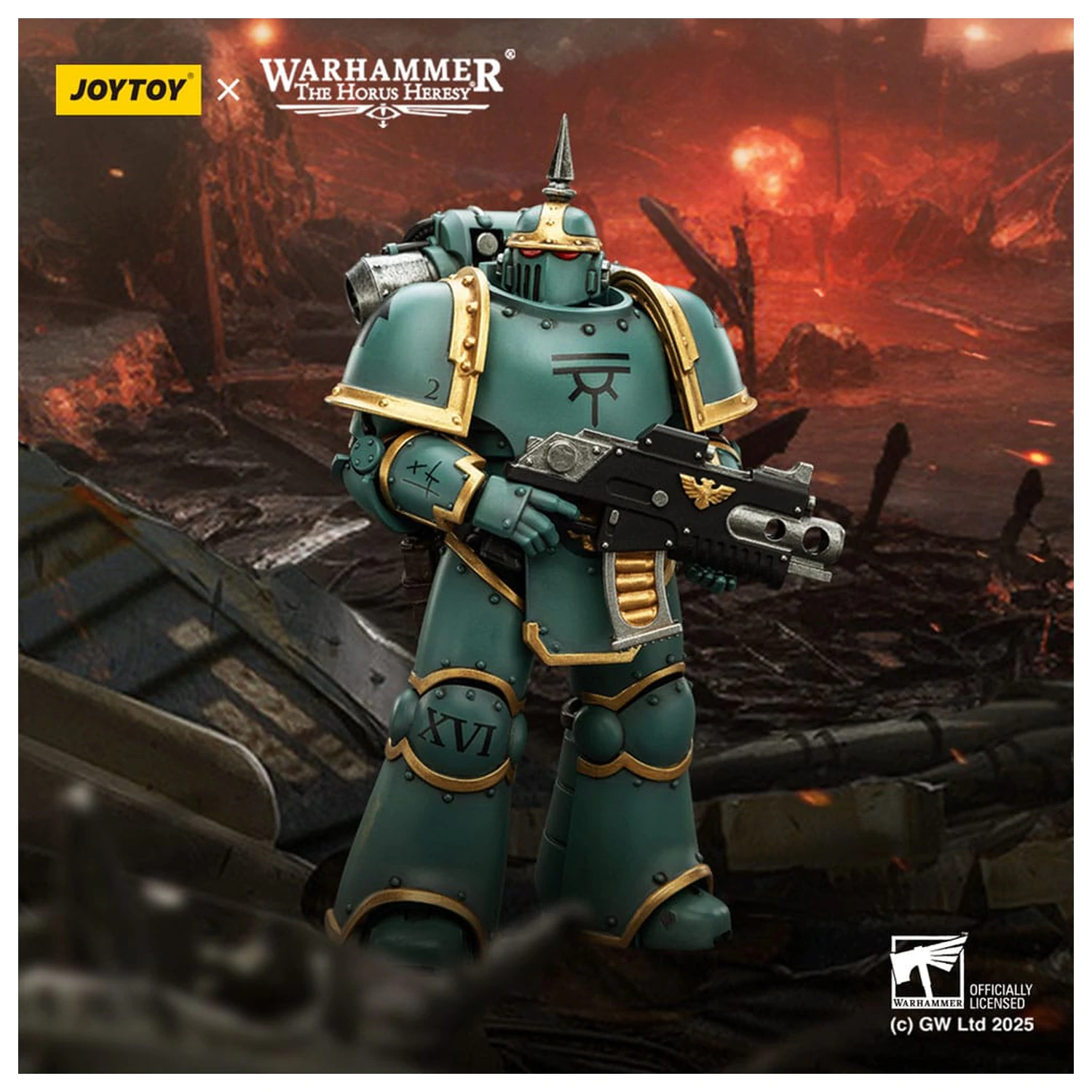 Warhammer The Horus Heresy figurka akcji Sons of Horus MK lll Taktyczny Legionista 12 cm zdjęcie produktu