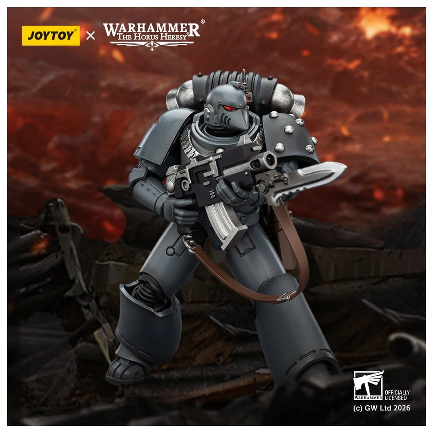 Warhammer The Horus Heresy figurka akcji Space Wolves MKVI Tactical Legionary 12 cm zdjęcie produktu
