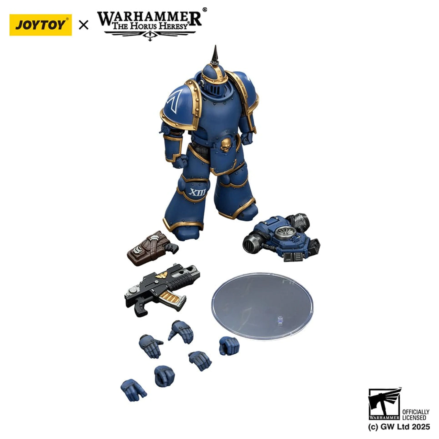 Warhammer The Horus Heresy figurka akcji Ultramarines MK lll taktyczny legionista 12 cm zdjęcie produktu