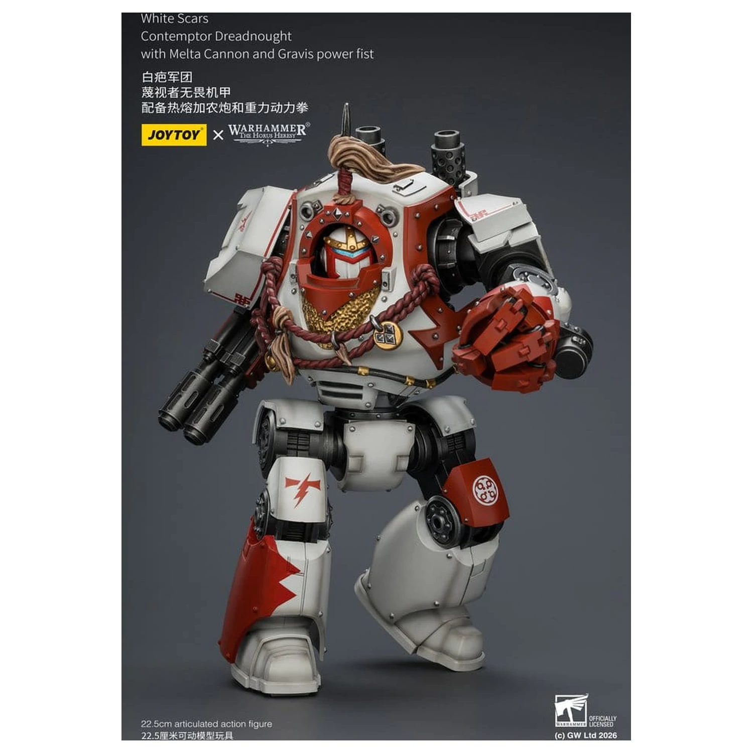 Warhammer The Horus Heresy figurka White Scars Contemptor Dreadnought 23 cm zdjęcie produktu